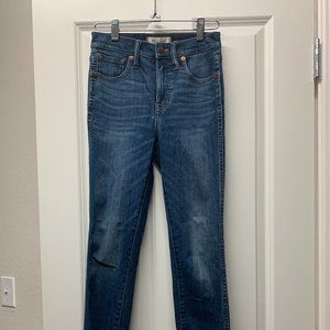 Madewell 10" High Rise Skinny Jeans 24